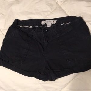 Black short shorts
